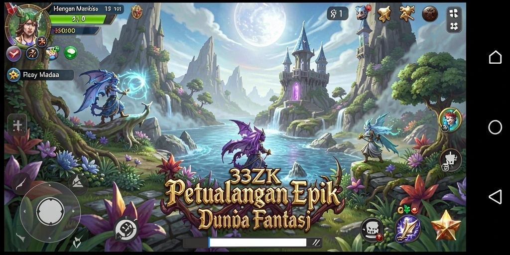 Tangkapan layar gameplay 33ZK yang menampilkan aksi RPG yang mendebarkan.