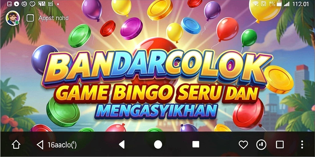 Screenshot dari gameplay BANDARCOLOK yang menarik dan seru.