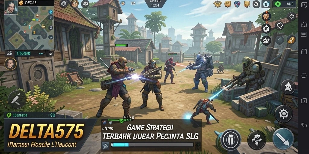 Tampilan gameplay DELTA575 yang menarik dan strategis.
