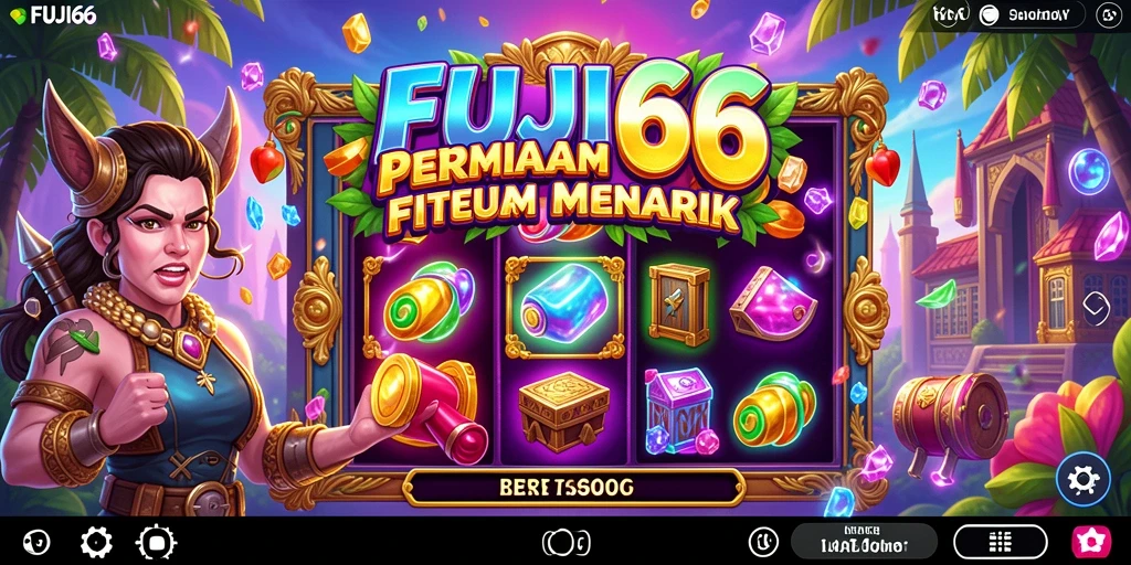 Screenshot utama FUJI66 menampilkan gameplay Slot yang menarik dan penuh warna.