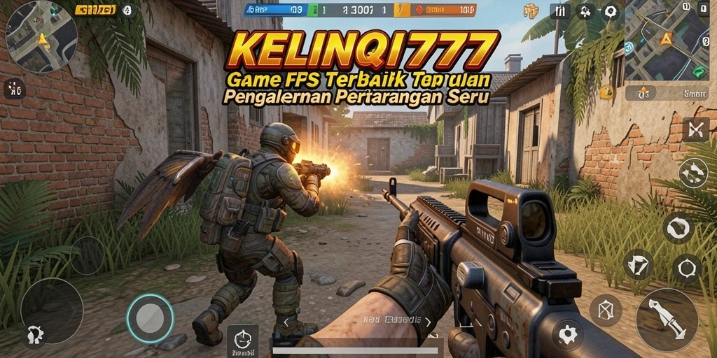 Screenshot gameplay menunjukkan aksi pertempuran mendebarkan di KELINCI777.