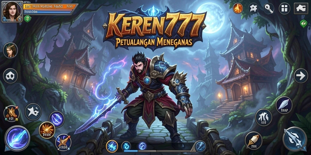 Tangkapan layar KEREN777 menampilkan pengalaman RPG yang seru dan interaktif.