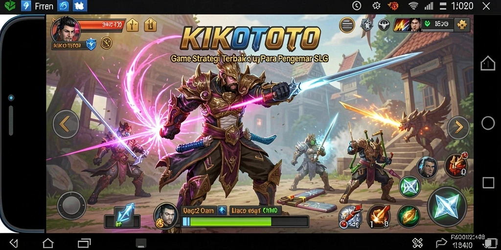 Tampilan gameplay KIKOTOTO yang menegangkan dan penuh strategi.