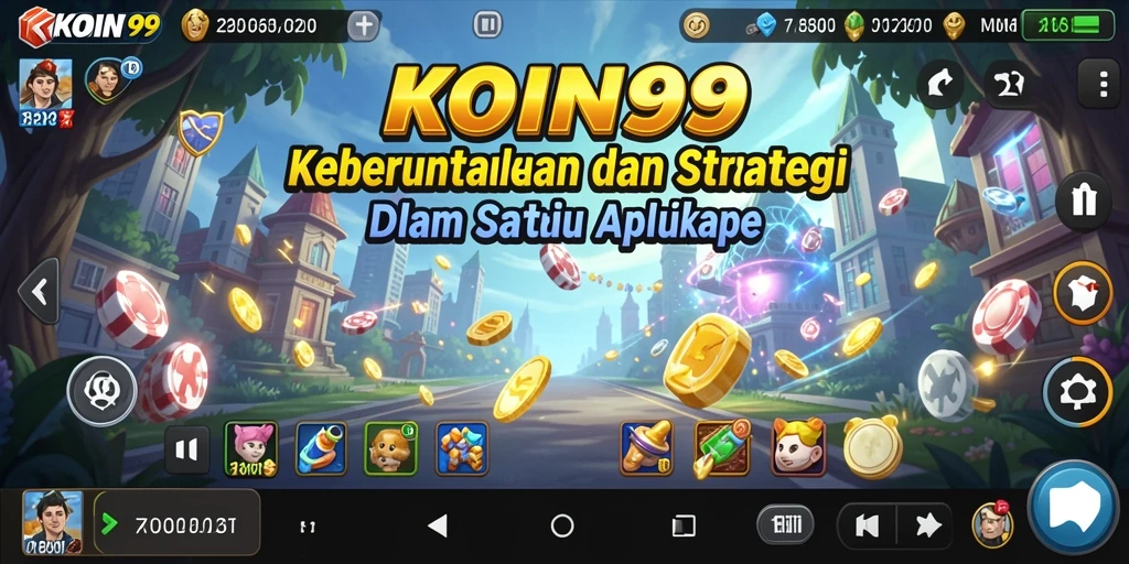 Tangkapan layar KOIN99 menampilkan serunya gameplay simulasi yang mendebarkan.