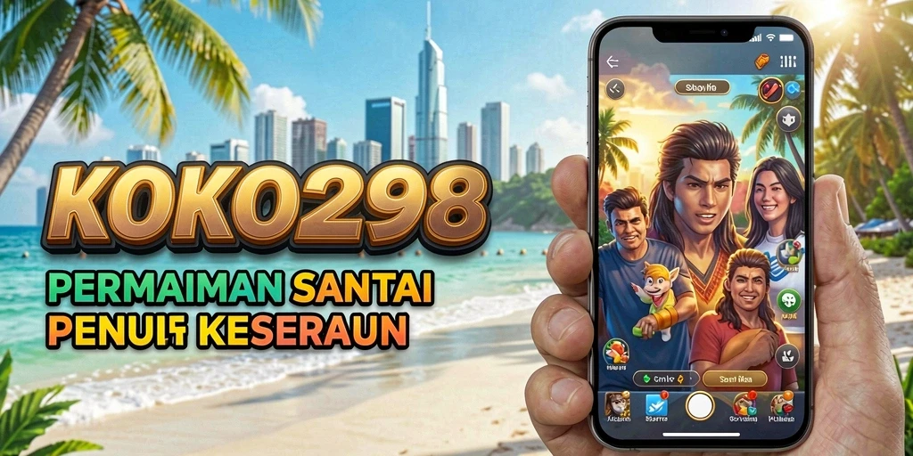 Tampilan gameplay KOKO288 yang ceria dan penuh warna.