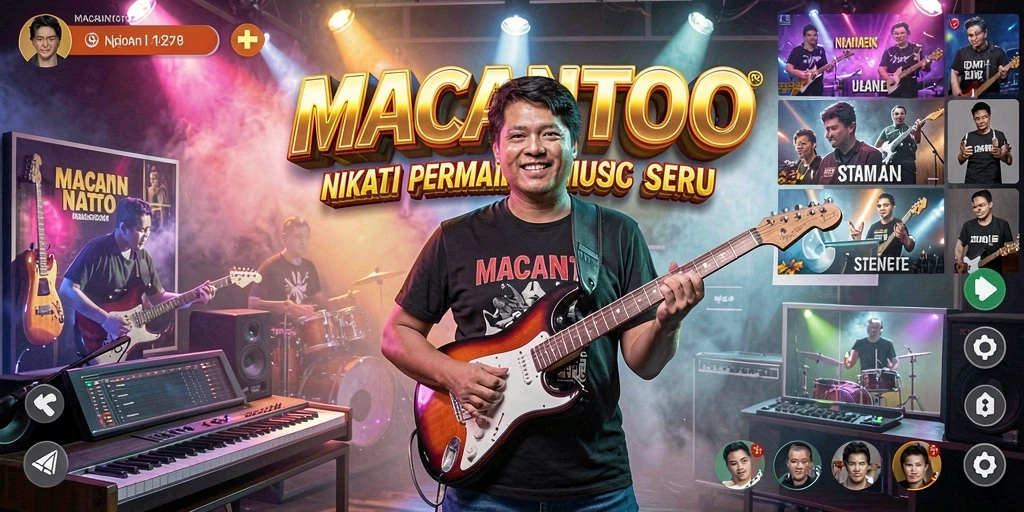 Tampilan gameplay MACANTOTO yang penuh warna dan interaktif.