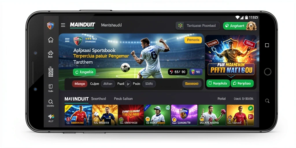 Tampilan gameplay MAINDUIT yang mengesankan dalam taruhan olahraga.
