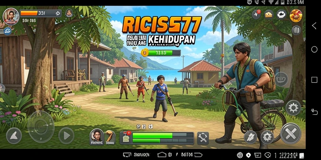 Tampilan menarik dari gameplay RICIS77 dalam simulasi kehidupan.
