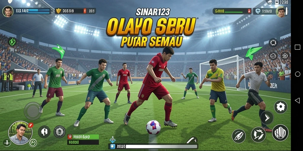 Tampilan gameplay menarik dari SINAR123 dengan aksi olahraga yang seru.