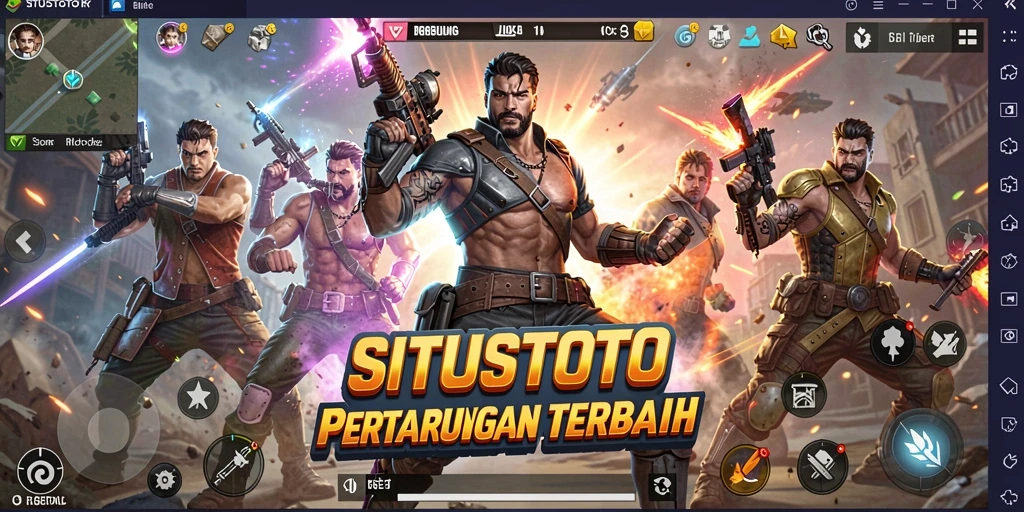 Tampilan aksi intens dan strategi mendebarkan di SITUSTOTO.