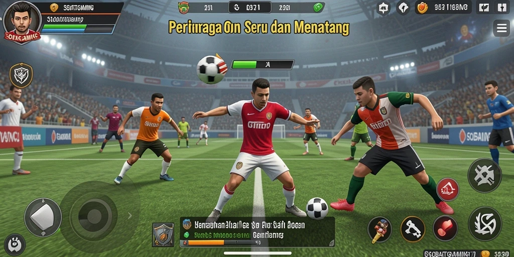 Tampilan gameplay SOBATGAMING dengan aksi seru dan menantang.