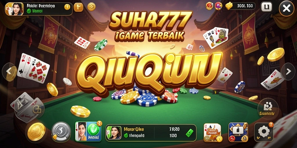 Gameplay QiuQiu yang seru dan interaktif.