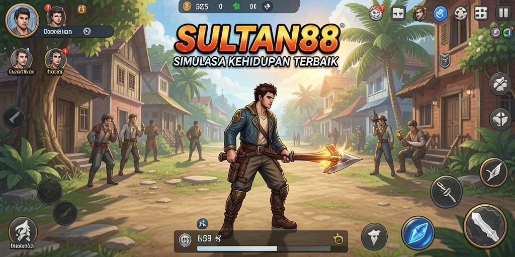 Tampilan utama gameplay SULTAN88 dengan berbagai interaksi menarik.