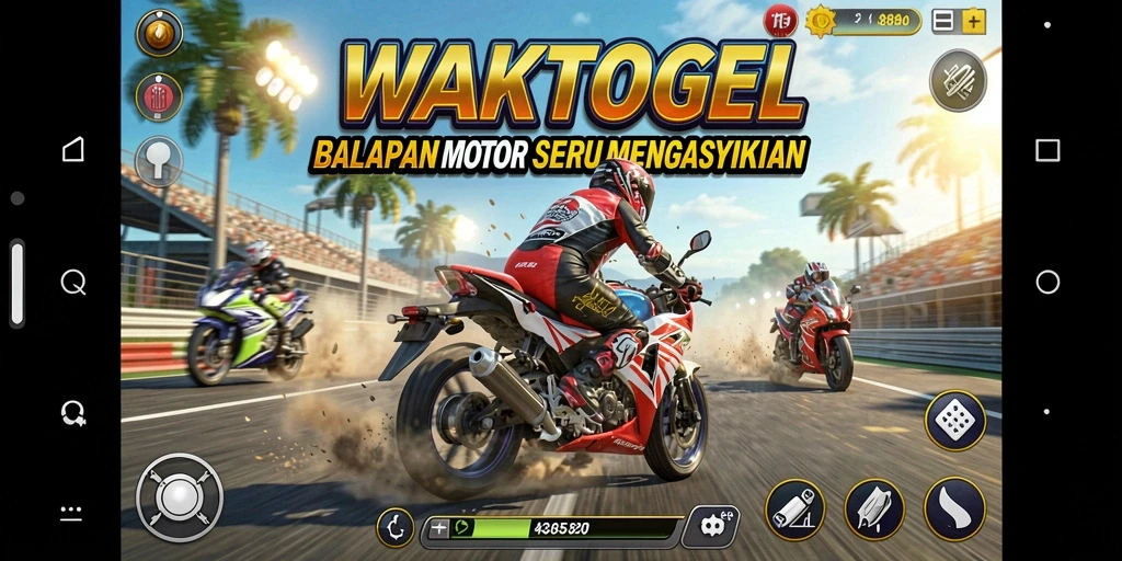 Gameplay seru dari WAKTOGEL menunjukkan kecepatan dan adrenalin.