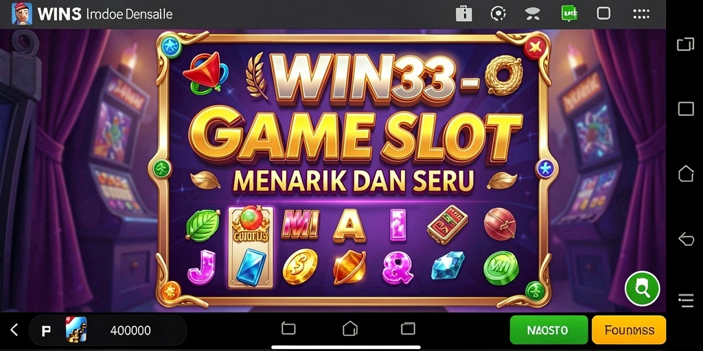 Screenshot gameplay <strong>WIN33</strong> yang menampilkan keseruan bermain Slot.