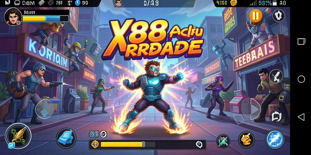 Tangkapan layar gameplay X88 yang menampilkan keseruan di setiap level.