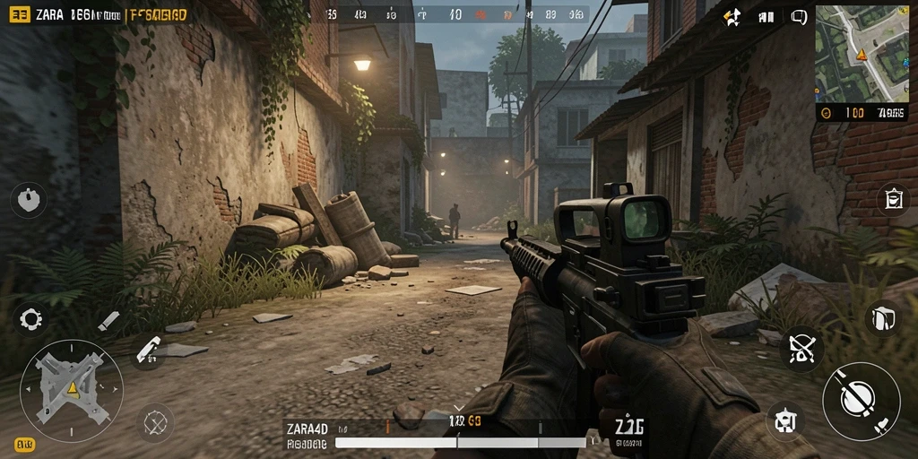 Tampilan gameplay ZARA4D yang intens dan penuh aksi.